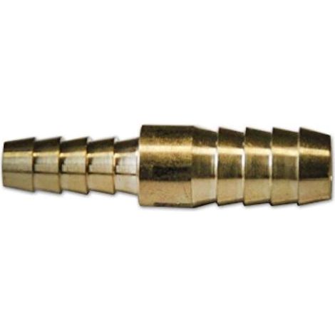 Laiton Barbillon Tuyau Réduire Colleuse Réparateur 6mm ID Tuyau x 10mm ID Tuyau Raccord Eau Pétrole Navire (paquet de 5)