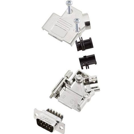 Amphenol L17D45PK-M-15+L717DA15PST Kit embase SUB-D mâle 45 ° Nombre de pôles: 15 raccord à vis 1 pc(s) D740131