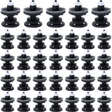40 Stück Türverkleidung Befestigung Clips, 7L6868243 Kunststoff Klammern Türverkleidungs Clips, Befestigungsclips Kompatibel mit Golf 5 6 7, VW T5 T6 Passat Polo Skoda Caddy, A1 A4 A5 A6 (1/5)