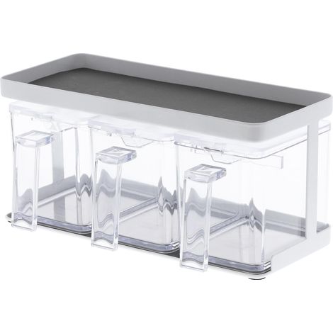 Boîte Plastique Blanc Taille Unique (1/5)