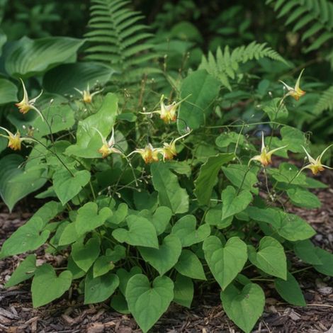 Fleur des Elfes Amber Queen, Epimedium/Lot de 3 godets