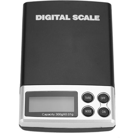 Mini balance électronique numérique portable LCD de poche pour bijoux et or (300 g/0,01 g)-AquaForge
