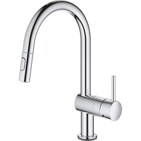 Grohe 31358002 Minta Touch Miscelatore Monocomando Elettronico, Bocca C, Elektronische Batterie, Cromo (1/5)