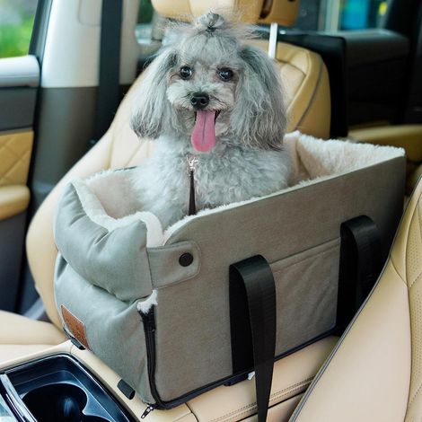 Hundeautositz für die Mittelkonsole, abnehmbar, waschbar, bis 6kg (1/5)