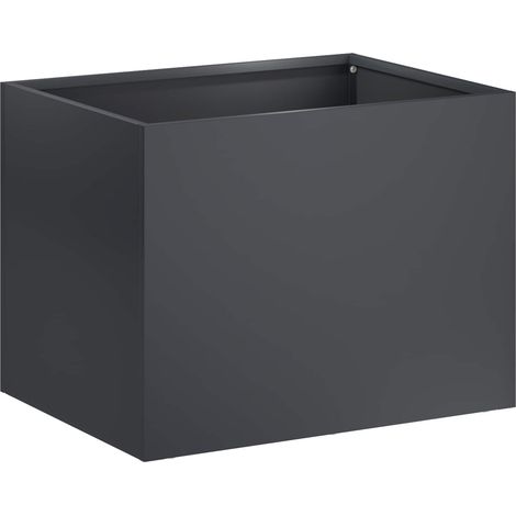 vidaXL Macetero de Jardín Gris antracita 40 x 30 x 30 cm (1/2)