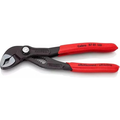 Rohrzange KNIPEX Cobra rot Stahl 1 kg