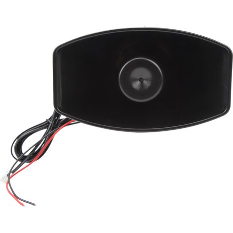 Avertisseur sirène 7 sons puissant pour voiture camion bateau, haut-parleur 12V avec fonction enregistrement, corne alarme véhicule, klaxon électrique robuste, système sonore auto. (1/5)