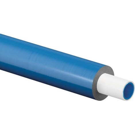 Uponor Uni Pipe Plus Weiß vorgedämmt S6 WLS 035, 16x2,0 75m, Blau (1/2)