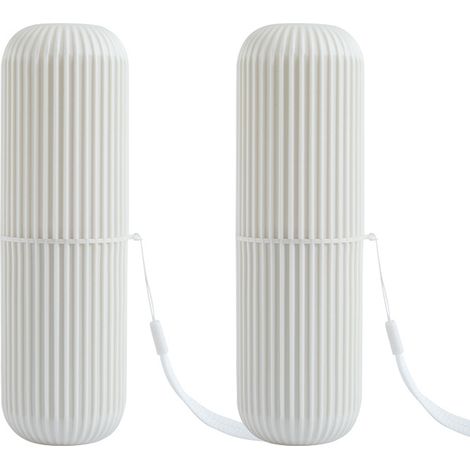 Etui À Brosse À Dents De Voyage - Résistant À La Chaleur - Étanche Et Anti-Dérapant - Pour Randonnée Camping Voyage D’Affaires - 2 Pièces (1/5)