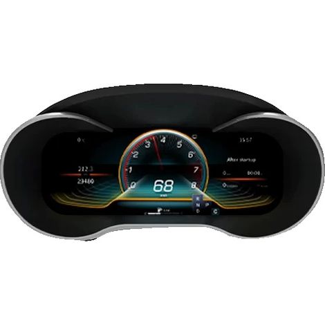 Tableau de bord numérique, CarPlay sans fil, Installation facile, Pour Benz GLC Classe C W253 X253 W205 2014-2023 (1/2)