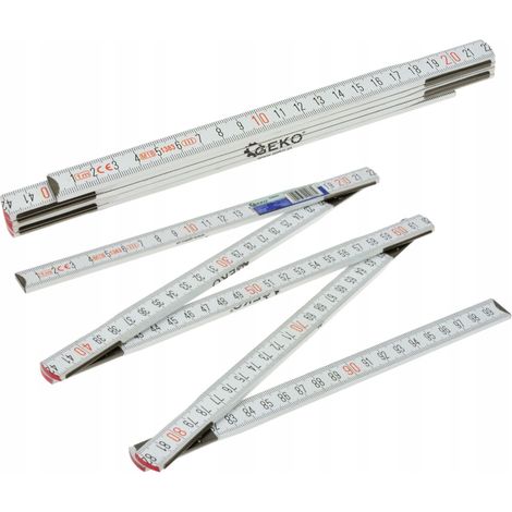 Règle pliante Geko g29051 bois 1 m pliable (1/3)