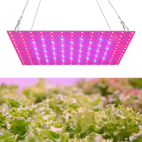 Pannello luminoso da appendere per la crescita di piante da interno, dotato di 81 LED rossi e blu, ideale per piantine, fiori e serre. (1/5)