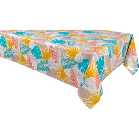 Nappe en toile cirée rectangulaire grand format GALIE (1/3)