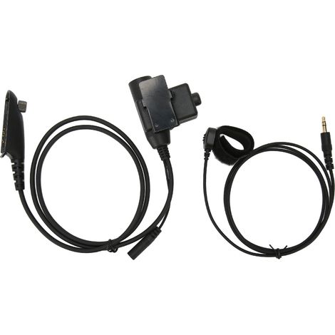 Adaptateur PTT avec Clip arrière, casque Push to Talk pour MOTOROLA Gp140 Gp320 Gp328 Gp329 (1/5)