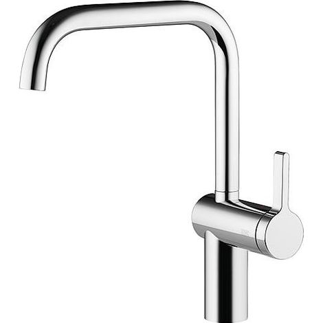Mitigeur d'évier KWC Livello chromé, commande latérale