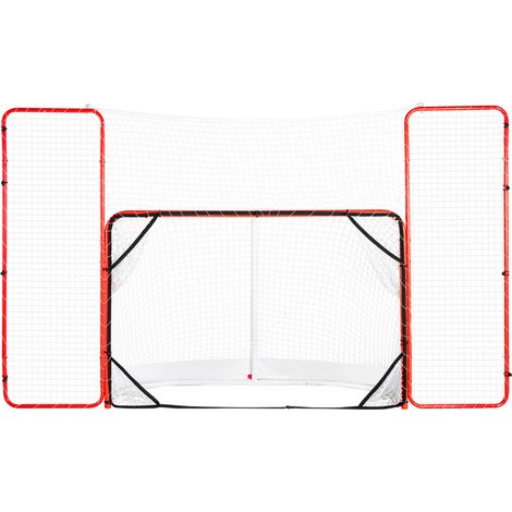 Vevor – But de hockey professionnel 72 pouces – Acier renforcé – Filet maille épaisse 4 mm – Entraînement intérieur extérieur – Assemblage facile