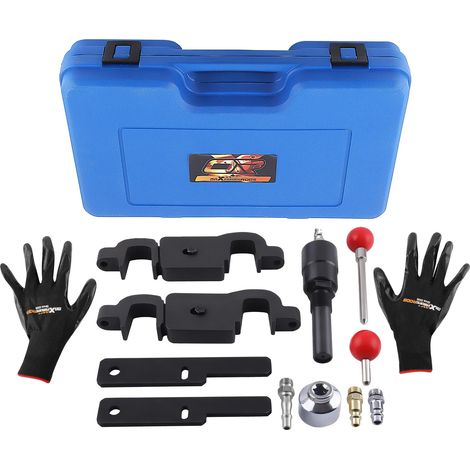 Kit d'outils de calage moteur, acier haute résistance, 12 x 8 x 3 pouces, compatible avec Porsche Boxster V6, outils inclus pour un calage précis, conçu pour la performance (1/5)