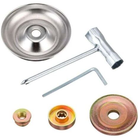 QORVA-Kit d'adaptateur de lame de coupe-herbe pour débroussailleuse à arbre droit, débroussailleuse, désherbeur, tondeuse à gazon