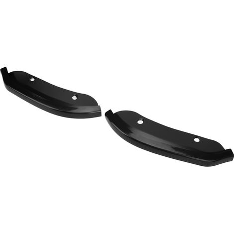 2x Protège-pare-chocs Avant Remplacement Compatible Dodge Challenger SRT Hellcat 2015-2021, Déflecteur de Bouclier en ABS, Kit de Protection Inférieure Noire (1/5)