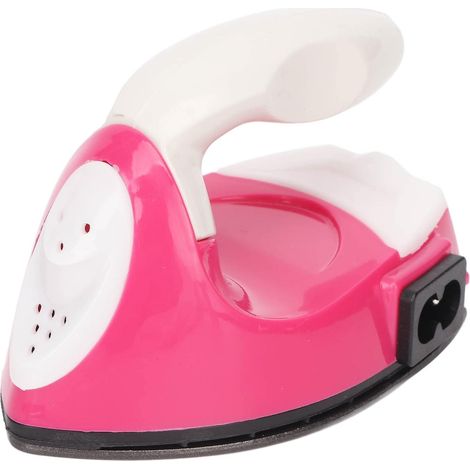 Micro Fer à Vapeur, Mini Fers de Voyage Portables 15 W, Fer à Vapeur Portatif, Machine à Repasser à Vapeur pour Vêtement en Soie, Laine, Coton, Nylon (1/5)