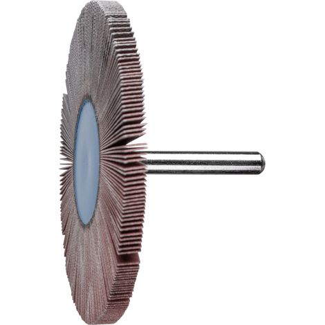 PFERD TOOLS Korund Fächerschleifer F Ø 80x5 mm Schaft-Ø 6 mm A320 für Feinschliff und Finish 10 Stk