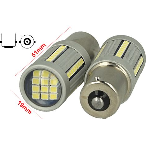 Lampada Led BA15S 1156 Canbus 12V 25W Reale Per Luci Diurne Audi Q7 A3 A6 Fiat 500X Renault Megane 3 (1/3)