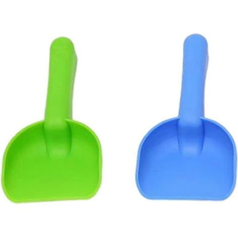 Pelle à neige pour enfants mini pelle de plage en plastique pelle de jardinage d'hiver avec manche couleur aléatoire (1/5)
