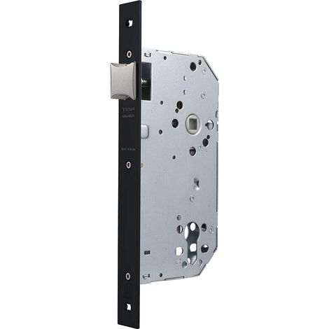 Serrure à encastrer pour portes en bois Pare-feu Noir Entrée 50 mm/Avant carré 2035F (1/3)
