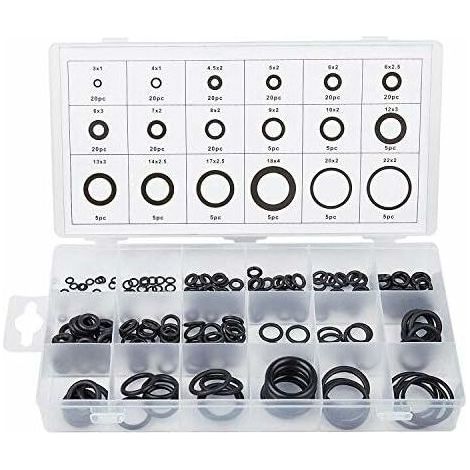 Sealing Kit, Assorted O-Rings, Universal Assortment, 225 pcs (1/5)