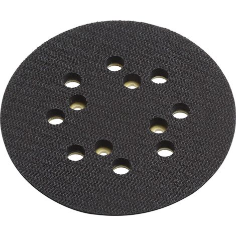 5457170 Disque abrasif auto-agrippant, 1 pièce pour ponceuse excentrique avec système de fixation auto-agrippant, plateau de support pour disques abrasifs de ø 125 mm (1/2)