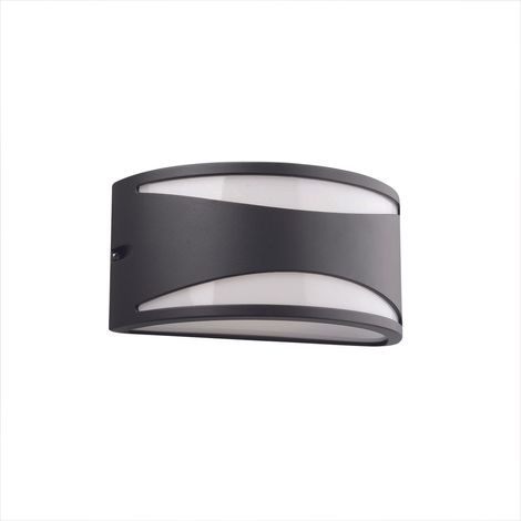 Bonn-2 Lampada Da Parete Grigio Scuro 1 X E27 100W Marca Faro