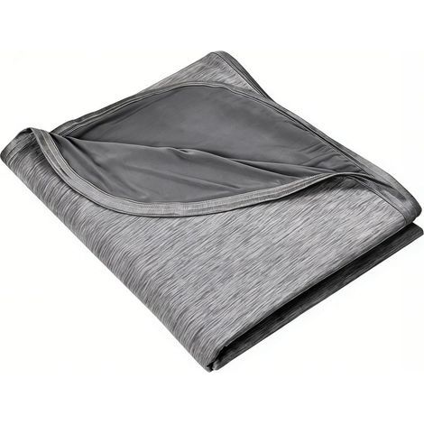 Kühlende Decke – Doppelseitiges Material aus Glimmer-Nylon-Polyester – Leicht und atmungsaktiv für Bett, Sofa und Auto – Queen-Size – 1 Stück (1/5)