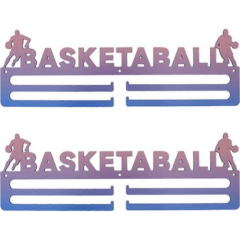 Modèle de basket-ball, porte-médailles sportives, objets en métal -- (1/5)