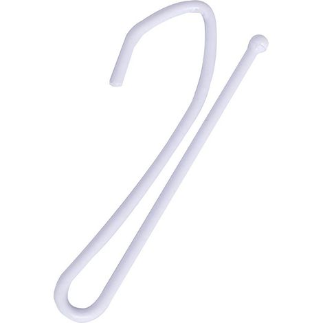 Direktversand von verdickten Einzelhaken-Gardinenhaken, verdickten S-Haken im koreanischen Stil, Gardinenzubehör, Einzelhaken (20 Stück). (1/5)