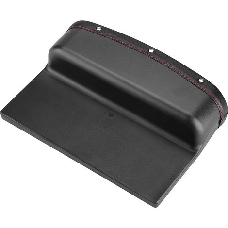 Autositz-Organizer – Aufbewahrungsbox für die Mittelkonsole, Kunststoff/Leder – Maße: 23,5 x 5,5 x 16,5 cm – Schwarz – 1 Stück (1/5)