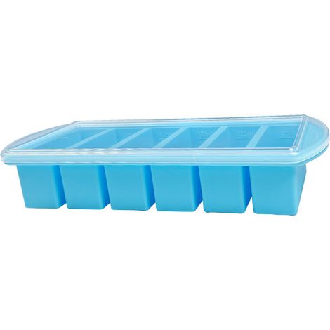 bandejas de silicona para congelador, tapas flexibles a prueba de fugas, sin BPA, aptas para microondas y lavavajillas, para cocina. (1/5)