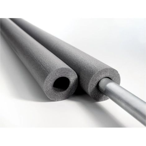 Rohrisolierung, Isolierschlauch, Rohrdämmung 22mm, Grau (1/5)