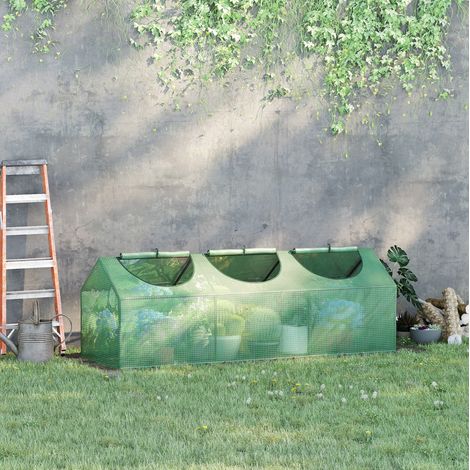 Mini serra da giardino con finestra 180x60x60 cm OKMYHOME (1/4)