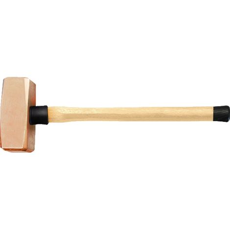 Bahco Fäustel mit Kupferberyllium-Kopf und Holzgriff, funkenfrei, 3 kg