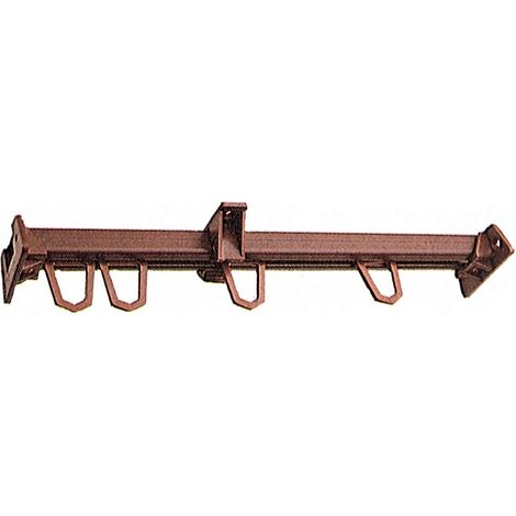 100PZ SUPPORTO GLEIRO CENTRALE ART.504 COLORE MARRONE (1/2)