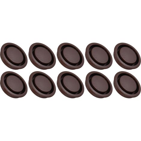 Couvercle de Bouche d'Aération Rond 50mm/2", Plastique Soffite Bouche d'Aération Sol Bouches d'Aération Ventilation Trou pour Maison Plafond Mur Conduit Armoire, Marron (1/5)