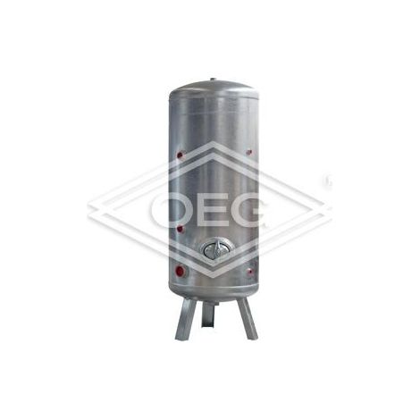 Réservoir eau sous pression, 500 L,6 bar galvanisé, modèle vertical