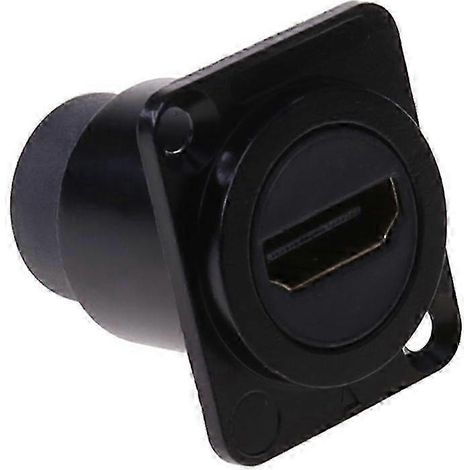 Connecteurs HDMI femelles étanches pour montage sur panneau, 0,08-0,39 pouce, courant nominal de 1,5 A par contact, réparation T (1/5)