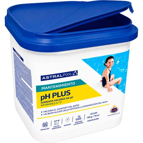 Incrementador de pH AstralPool pH Plus Granulado 5 kg