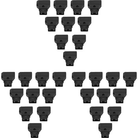 30 pièces D-Tap Dtap Power Male Rewireable Cable Socket Rig Batterie (1/5)