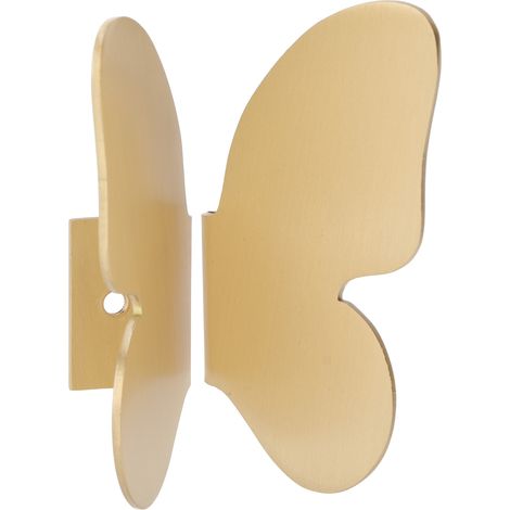 Poignées de porte décoratives papillon, poignées de meuble en cuivre, boutons de tiroir