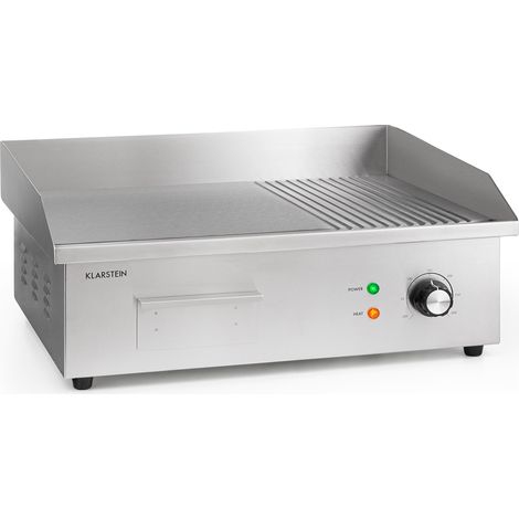 Grillmeile 3000GR Pro Barbecue électrique 3000 W plaque de cuisson lis (1/5)