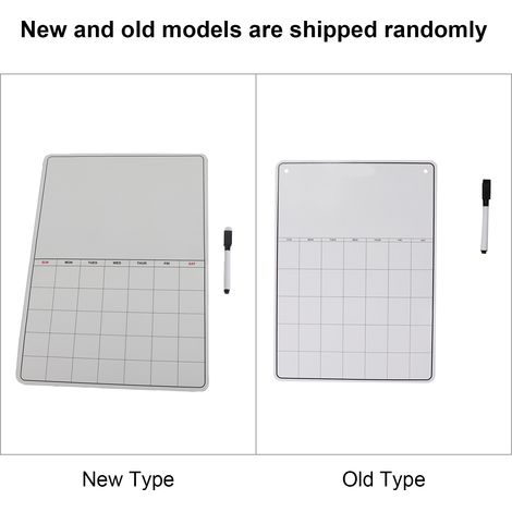 Planner Magnétique pour Frigo Tableau Blanc Mensuel Panneau Magnétique Notes et Rappels [Matériau Premium Magnétique Doux + Papier Coated 42x30cm] (1/5)