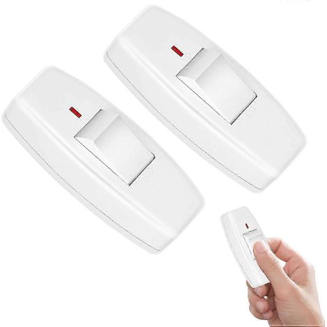 Interrupteur de lampe, interrupteur en ligne pour lampes 250 V 6 A, interrupteur torpille bipolaire à bascule, interrupteur en ligne pour (1/5)