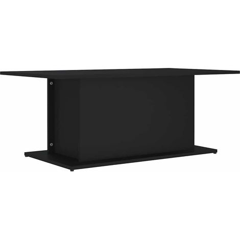 Maison Exclusive - Couchtisch Schwarz 102x55,5x40 cm Holzwerkstof (1/5)